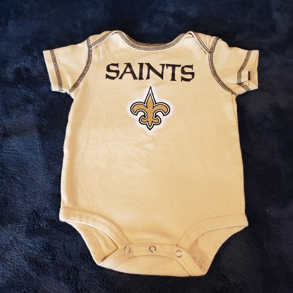 NFL Team New Orleans Saints Onesie 100% Cotton